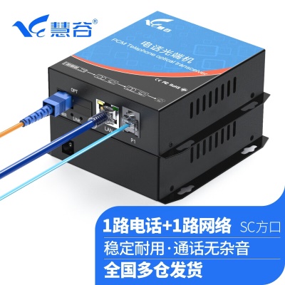 1路电话+1路网络光端机HG-811P1E【SC】